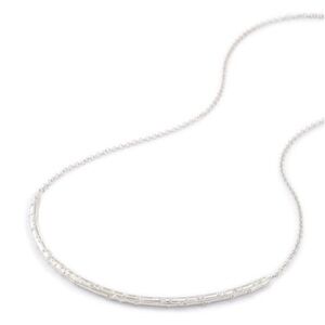 NWOT Kendra Scott Amber Choker silver necklace
